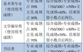 甘肃美术生高考综合分怎么算