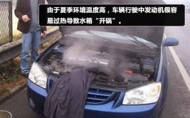 汽车“开锅”了怎么办？(水箱开锅发动机汽车散热)