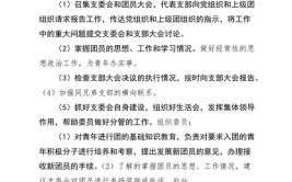 大学团支部的主要职责是什么