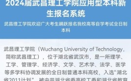 武昌理工学院有哪些学院？