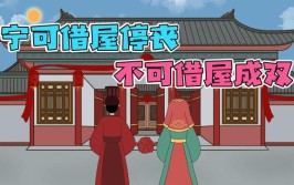 宁可借屋停丧不可借屋成双是什么意思