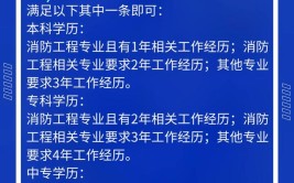 浙江二级消防工程师报考条件是什么