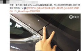 车门打不开？翼子板断角？细数特斯拉Model 3“七宗罪”！(特斯拉打不开车门七宗罪做工)