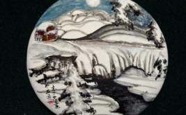 近看如山水作品(抽象画礼物冰雪作品石头)