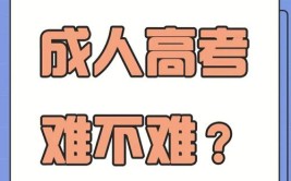 基础比较差成人高考能够考上吗