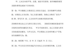 律师办理以个人为承租人的汽车融资租赁合同（售后回租） 业务指引(承租人出租人租赁车辆合同)