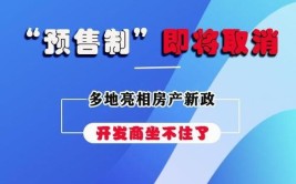 取消预售制呼声再起 全现房销售能实现吗(预售购房者开发商新华网商品房预售)