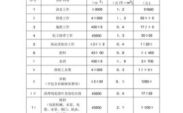 深圳道路绿地园林绿化养护费用标准