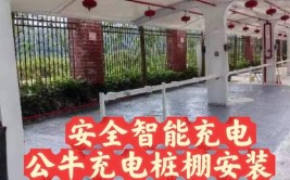 广西灵山县又一单位安装充电桩(新能源汽车充电推广创作者)