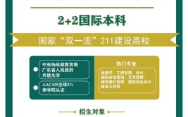 暨南大学2+2国际本科培养模式是什么