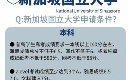 新加坡国立大学在职研究生报考条件和要求有哪些，专科学历可以考吗