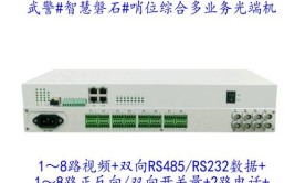 汉源高科16路电话光端机+2路百兆网16路电话+2路物理隔离百兆网络(接口电话传输汉源阻抗)