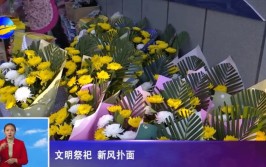 交口桃红坡镇植树鲜花祭祖清风扑面