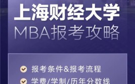 上海财经大学mba在职怎么报考，报名入口在哪里