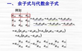 余子式和代数余子式有什么区别