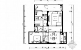 室内设计「超全」100套完整家装CAD施工图（附效果图）(施工图效果图家装室内设计平面图)