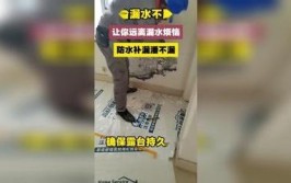 解决您的烦恼(漏水您的防水维修解决)