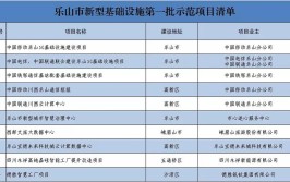 四川省乐山市2021年6月最新获批项目汇总(项目建设项目工程项目修建甲方)