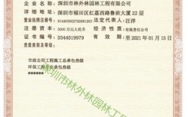 承接园林工程施工需要什么资质