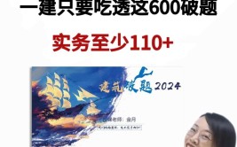 24年一建建筑不难金月破题必背200问狂飙吃透实务人均110