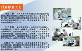 大学口腔修复工艺学专业介绍