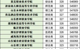 山东公办专科学校排名