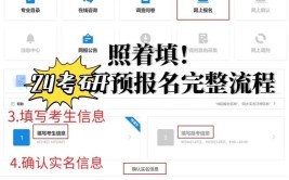 考研预报名后正式报名还要做什么