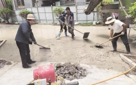 小8跑街|追踪：西咸新区沣东南路昆明时光三区外破损路面已修复(区外坑洼通行车辆沿线)