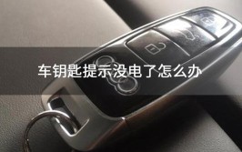 「钦州车友说车」汽车遥控钥匙到底能用多久？没电了咋办？(钥匙遥控没电车门当你)