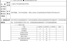 2024上海电子信息职业技术学院专科自主招生学费多少钱一年