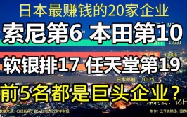 在日本最赚钱的20个行业