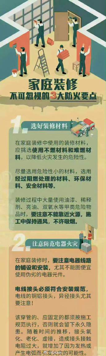 警惕！装修不可忽视的消防安全隐患(装修安全隐患不可忽视警惕火灾) 建筑知识