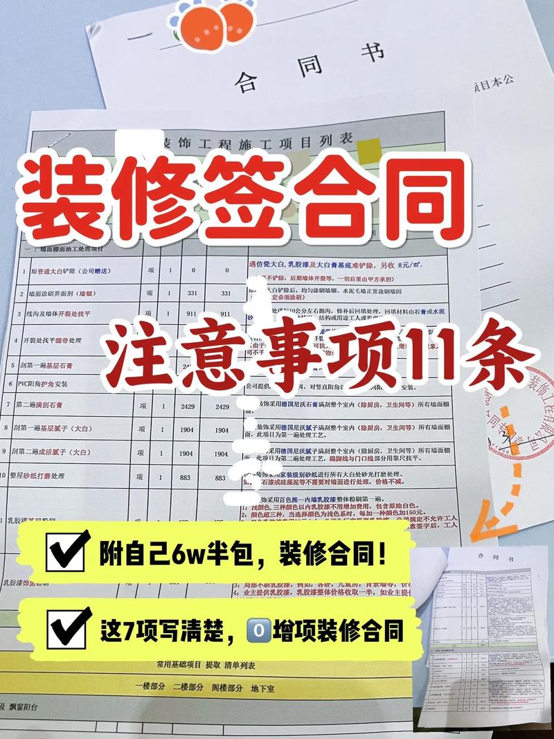 签订装修合同时应该注意些什么？(装修装修公司些什么合同签订) 建筑知识