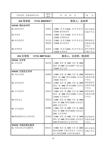 湖南师范大学非全日制研究生招生专业 育学科普