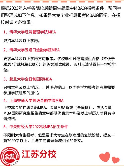 EMBA的报名条件有哪些 育学科普