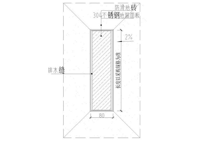 淋浴间隐形地漏通用施工图(地漏施工图隐形通用淋浴间) 建筑知识