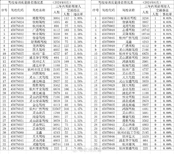 钦州驾校哪家强？最新合格率排行榜出炉→(驾校合格率哪家出炉排行榜) 汽修知识