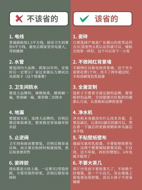 装修小知识：家庭装修需要注意的小细节(装修细节家庭装修需要注意小知识) 建筑知识