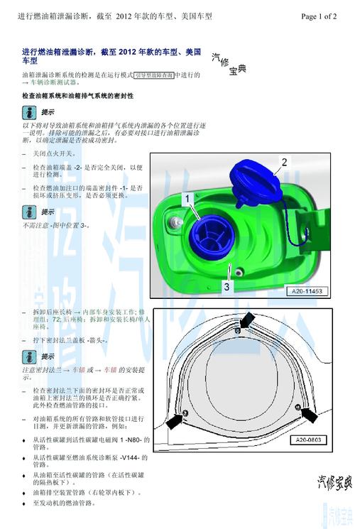 汽车油箱破损应急方法与原理(油箱油管漏油适用于介质) 汽修知识