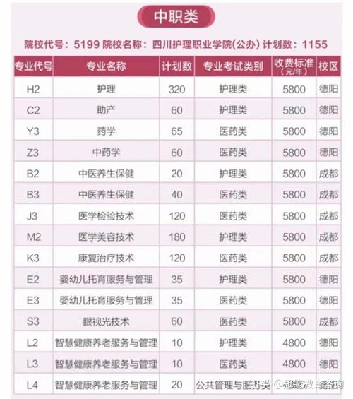 四川仪表工业学校2024年招生计划 育学科普