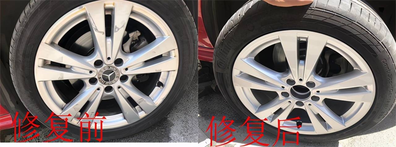 胖哥也能修复的焕然一新，大家可以自己动手(轮毂划痕也能胖哥修复) 汽修知识