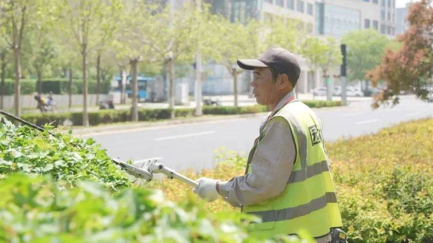 精修细剪 园林工人全力做好马拉松赛事沿线绿化保障工作(园林沿线鲅鱼马拉松绿化) 汽修知识