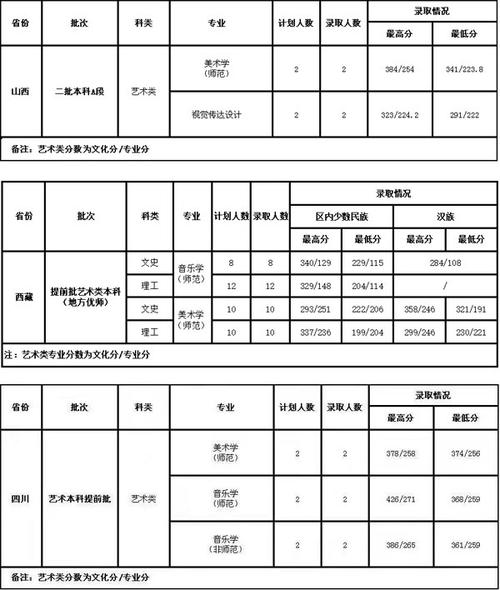 西藏大学艺术类专业有哪些？ 育学科普