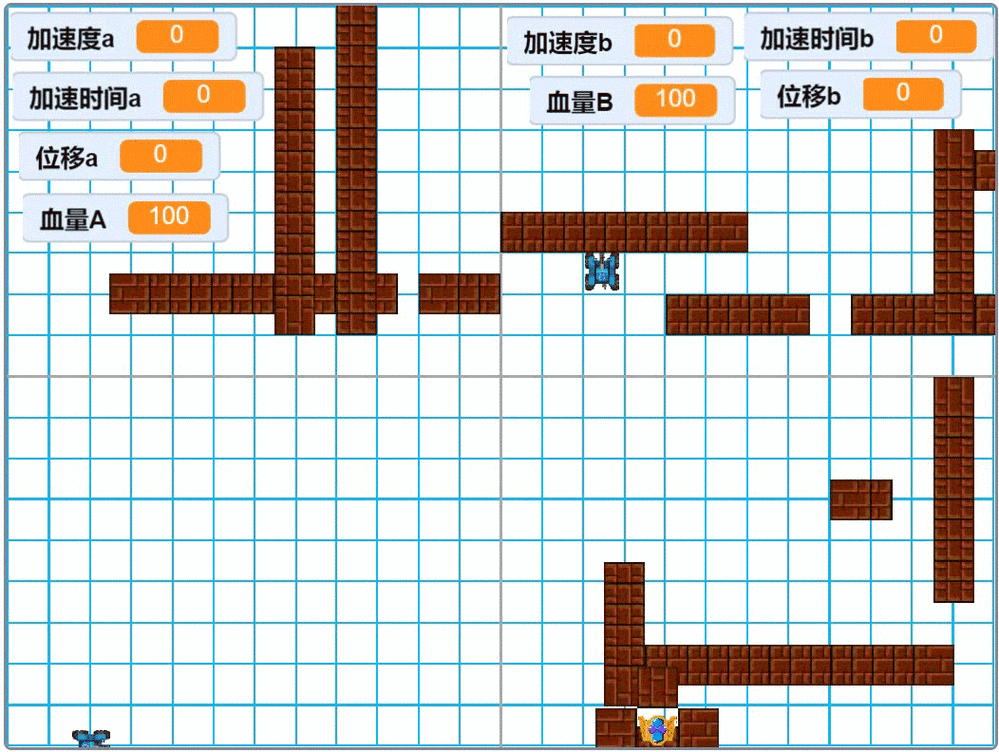 scratch编程做坦克大战小游戏教程和素材图(小游戏素材坦克编程小汽车) 汽修知识