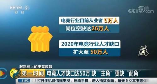 中国电竞人才缺口达50万 学类资讯