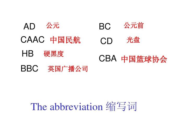 公元的英文缩写 学类资讯