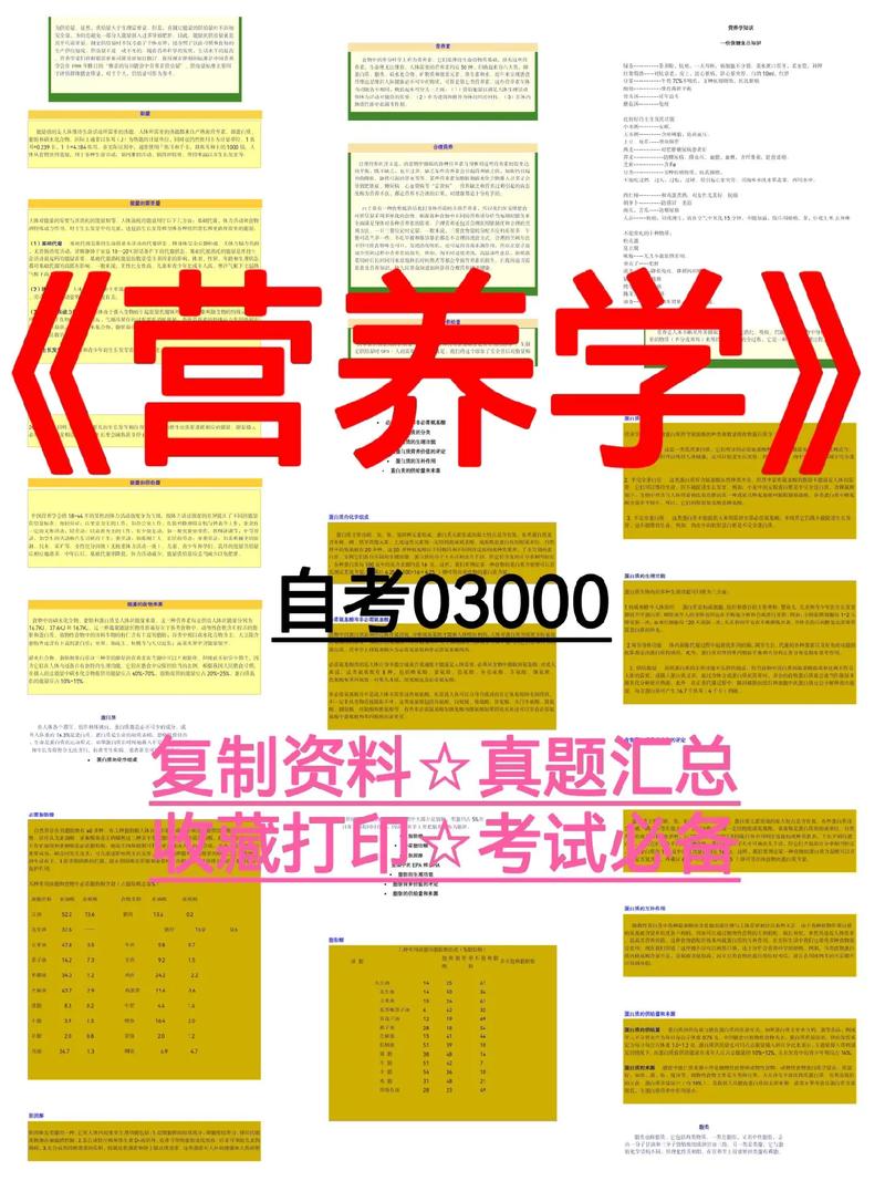 自考营养学本科专业难考吗 学类资讯