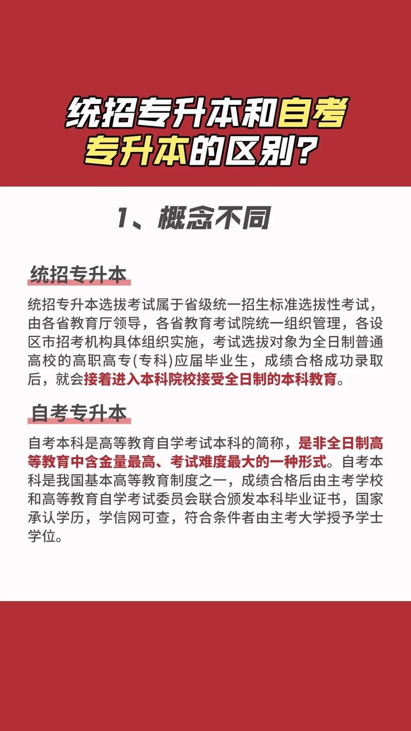 自考专升本与统招专升本一样吗 学类资讯