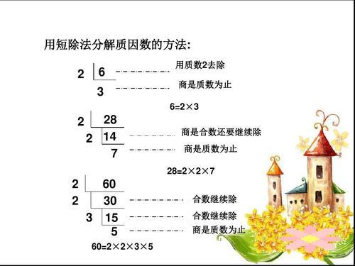 分解质因数的三种方法 学类资讯