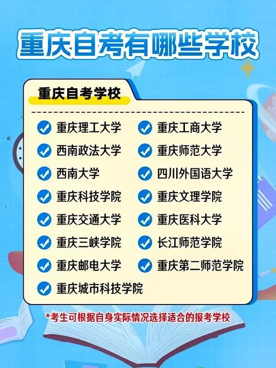 重庆市垫江县自考有哪些学校 学类资讯